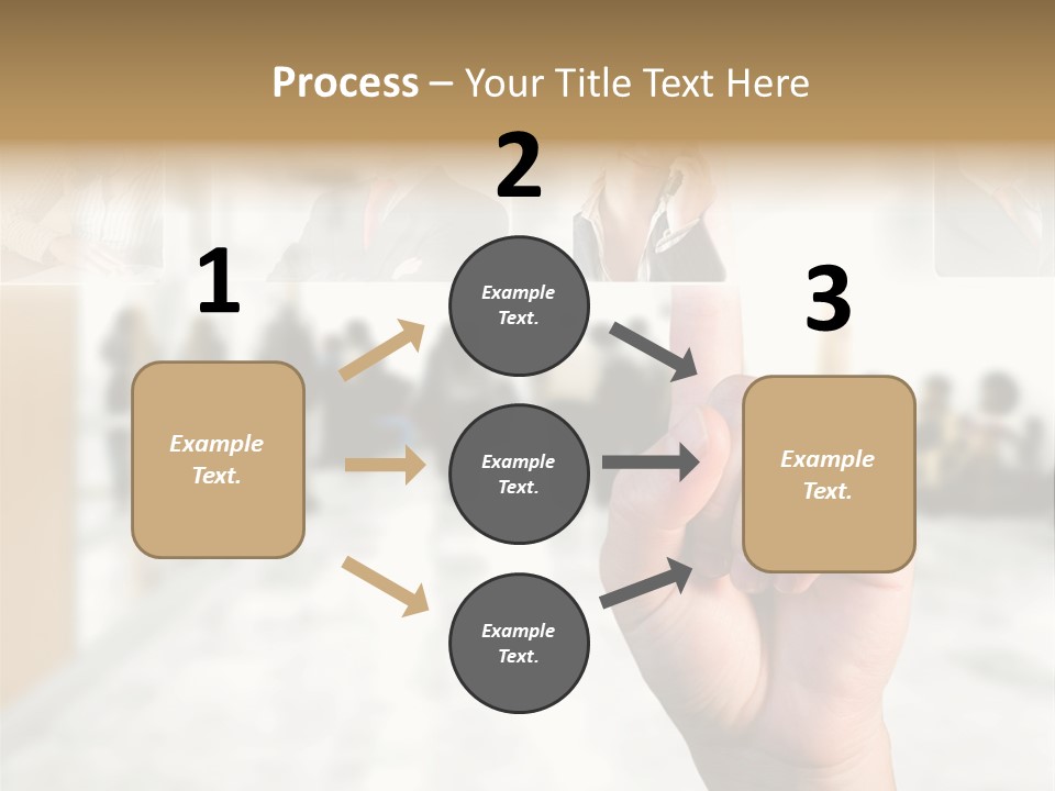 Work Woman Monitor PowerPoint Template