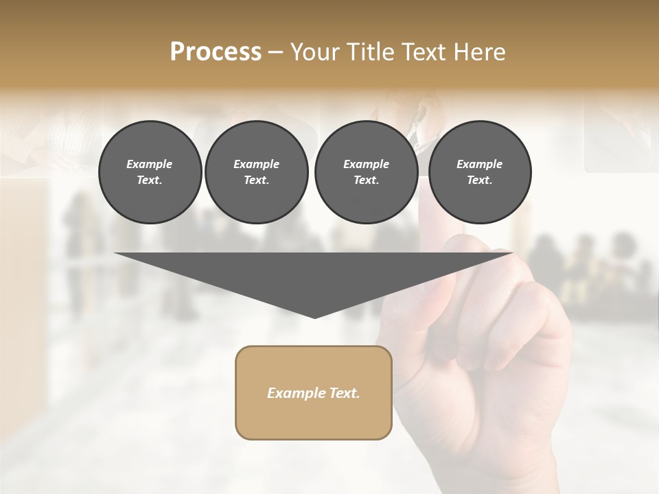 Work Woman Monitor PowerPoint Template