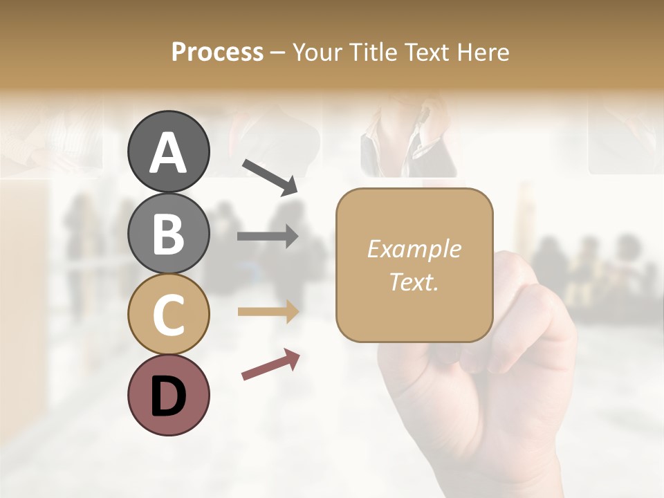 Work Woman Monitor PowerPoint Template