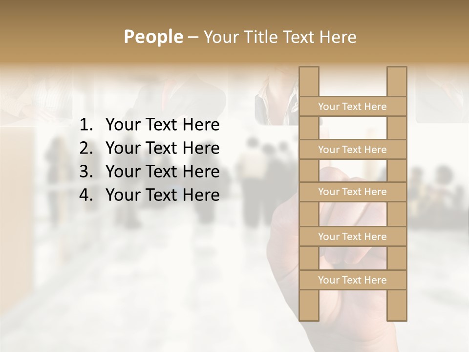 Work Woman Monitor PowerPoint Template