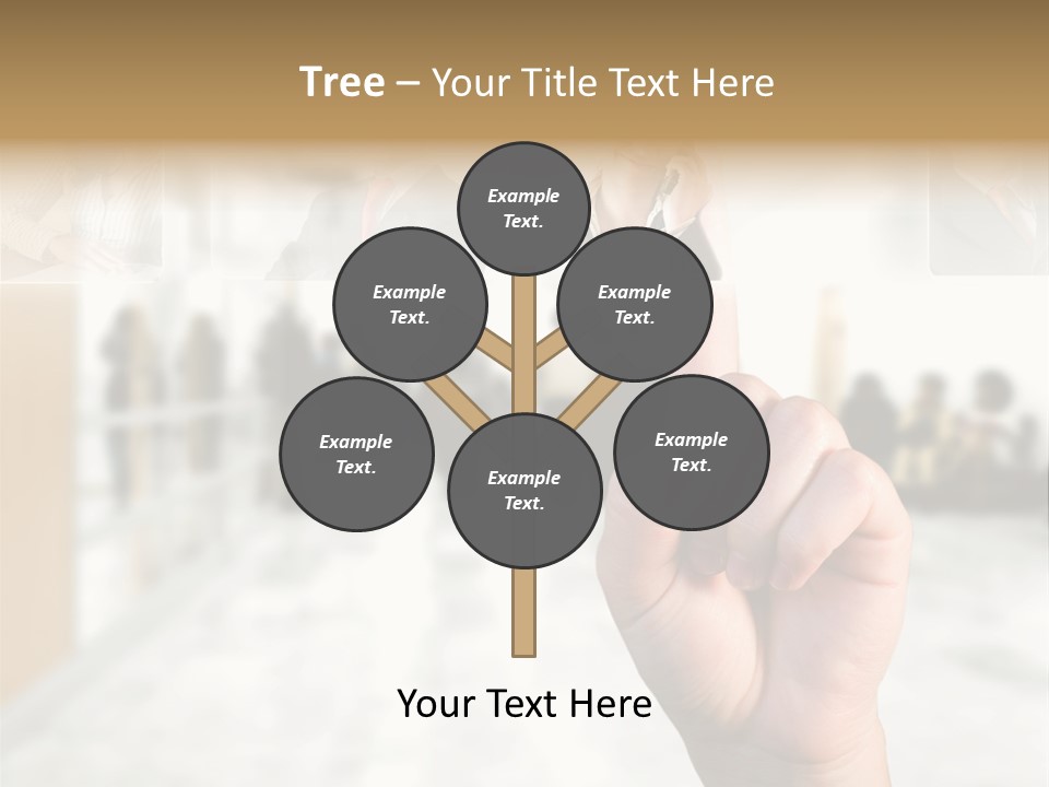 Work Woman Monitor PowerPoint Template