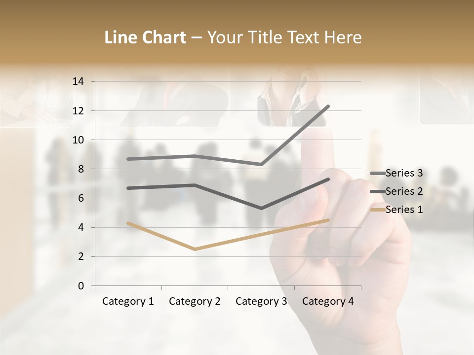 Work Woman Monitor PowerPoint Template