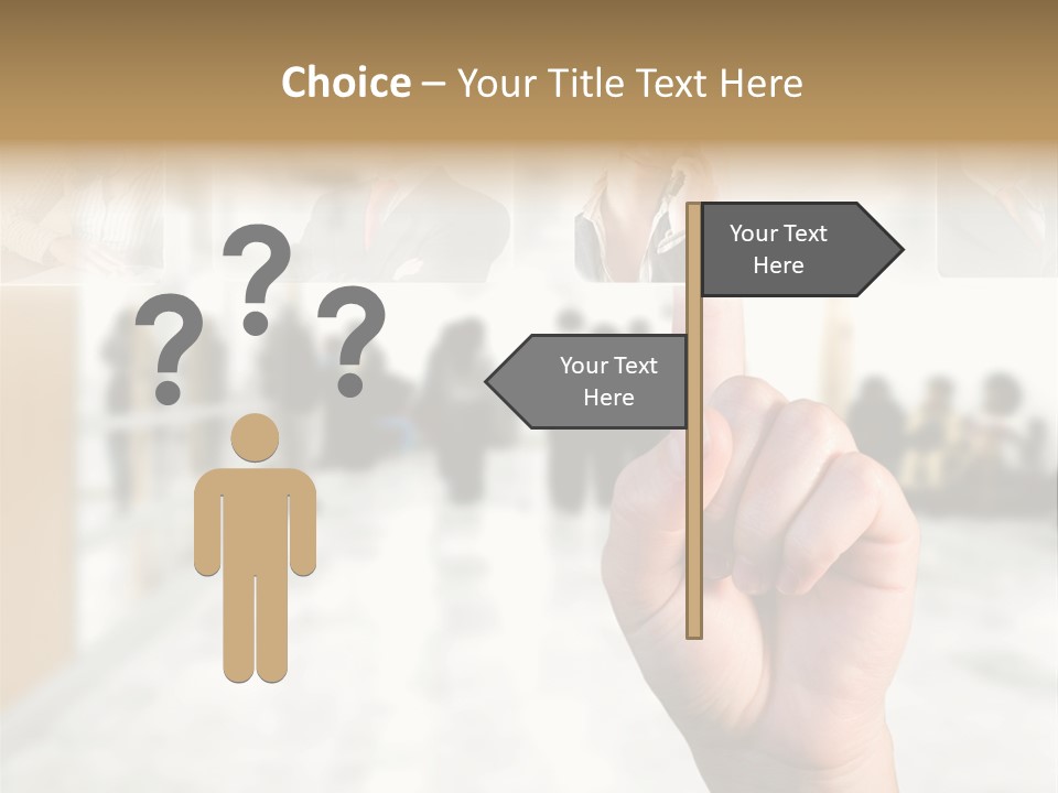 Work Woman Monitor PowerPoint Template