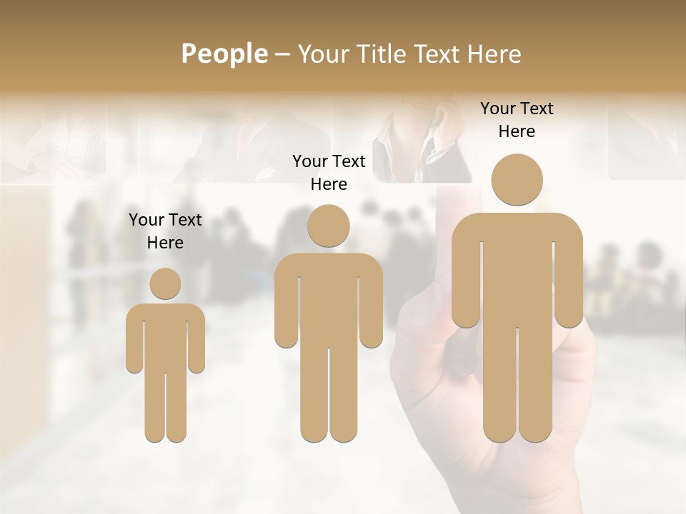 Work Woman Monitor PowerPoint Template