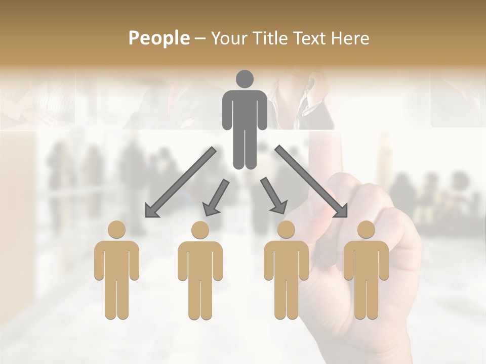 Work Woman Monitor PowerPoint Template