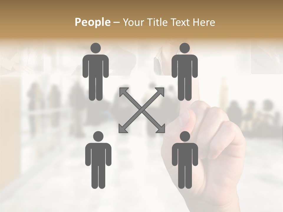 Work Woman Monitor PowerPoint Template