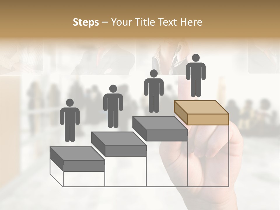 Work Woman Monitor PowerPoint Template