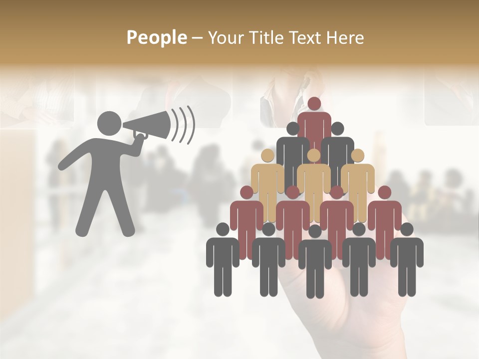 Work Woman Monitor PowerPoint Template