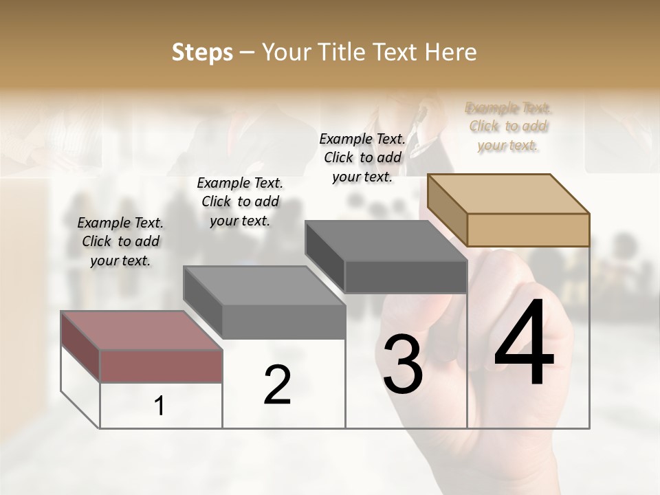 Work Woman Monitor PowerPoint Template