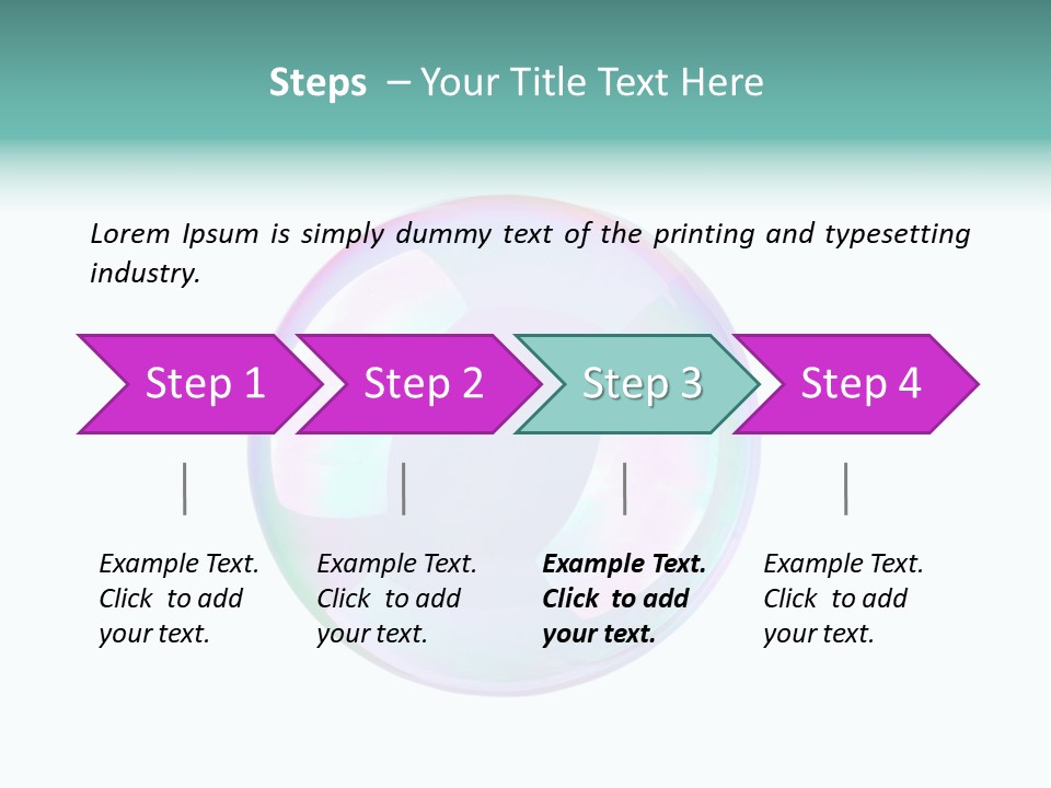 Background Childhood Soap PowerPoint Template