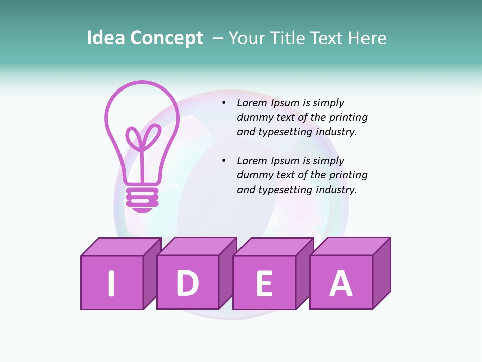 Background Childhood Soap PowerPoint Template