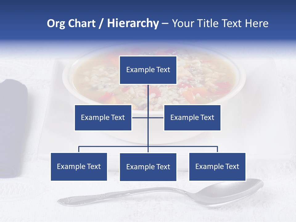 Closeup Food Tablecloth PowerPoint Template