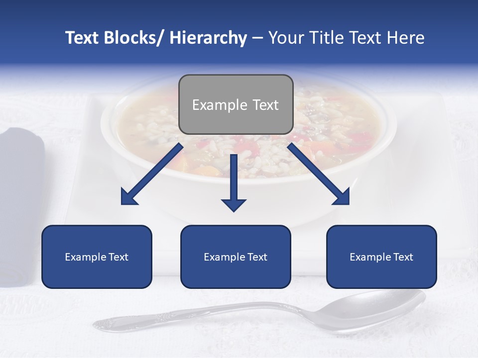 Closeup Food Tablecloth PowerPoint Template