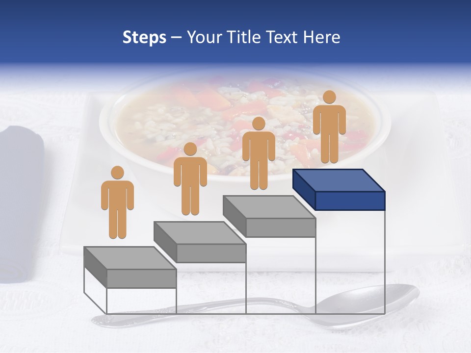 Closeup Food Tablecloth PowerPoint Template