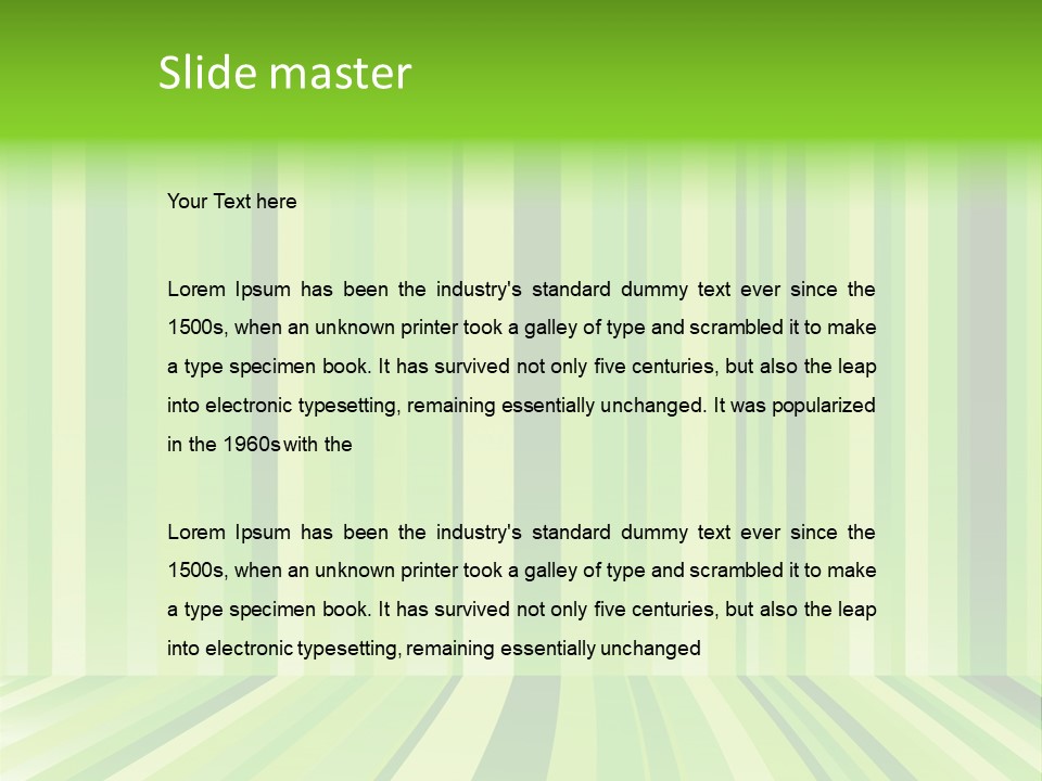 Light Motion Conceptual PowerPoint Template