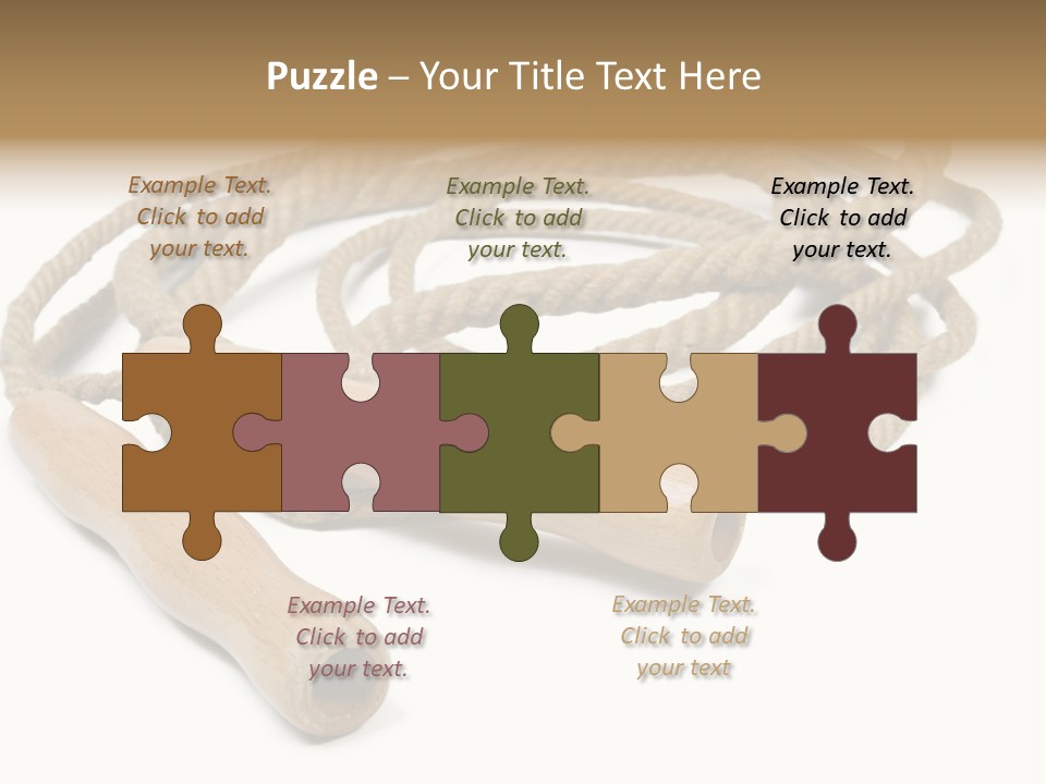 Train Rope Jump PowerPoint Template