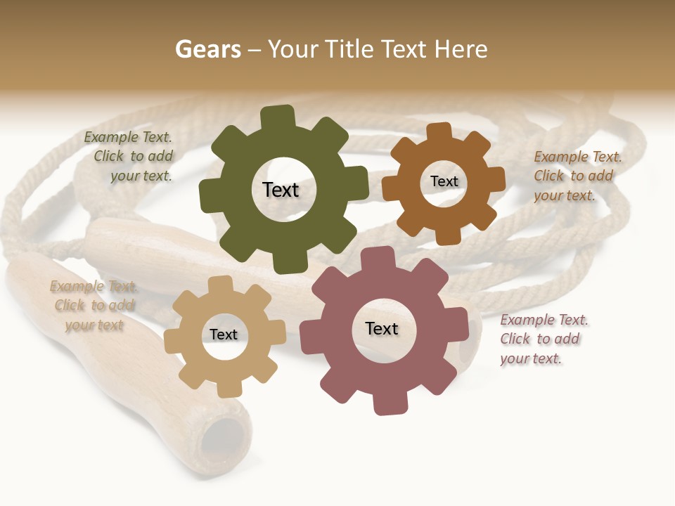 Train Rope Jump PowerPoint Template