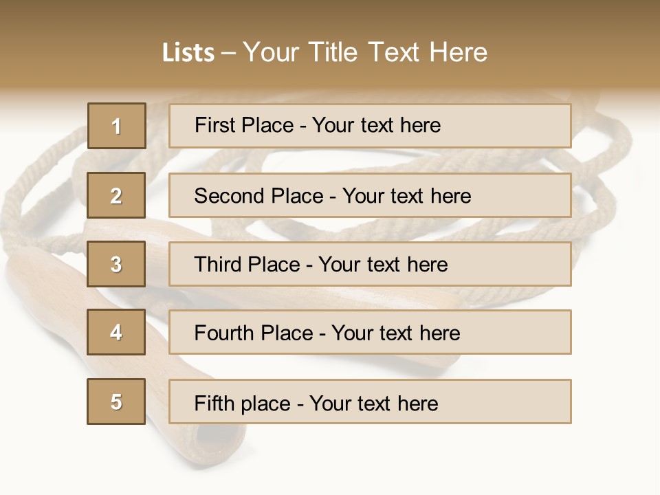 Train Rope Jump PowerPoint Template