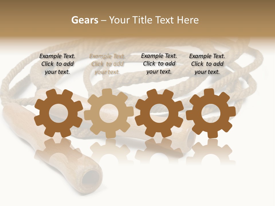 Train Rope Jump PowerPoint Template