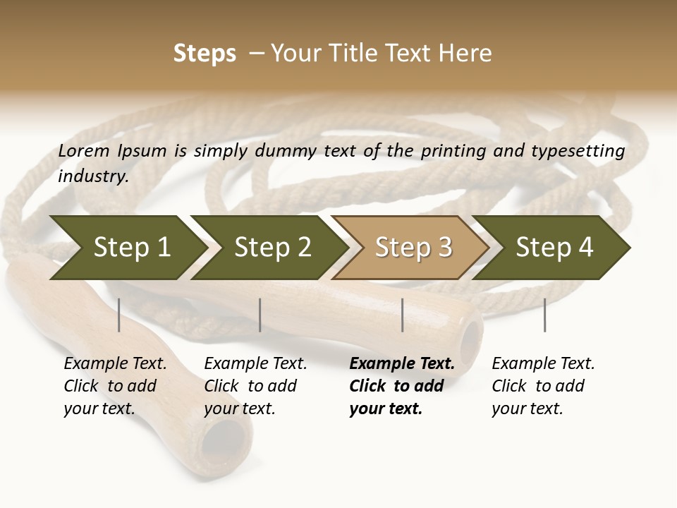 Train Rope Jump PowerPoint Template