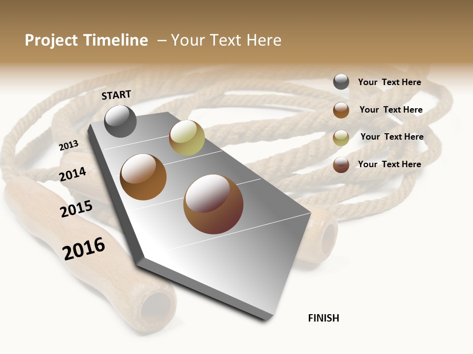Train Rope Jump PowerPoint Template
