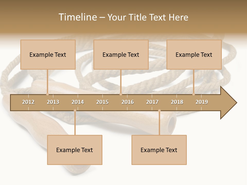 Train Rope Jump PowerPoint Template