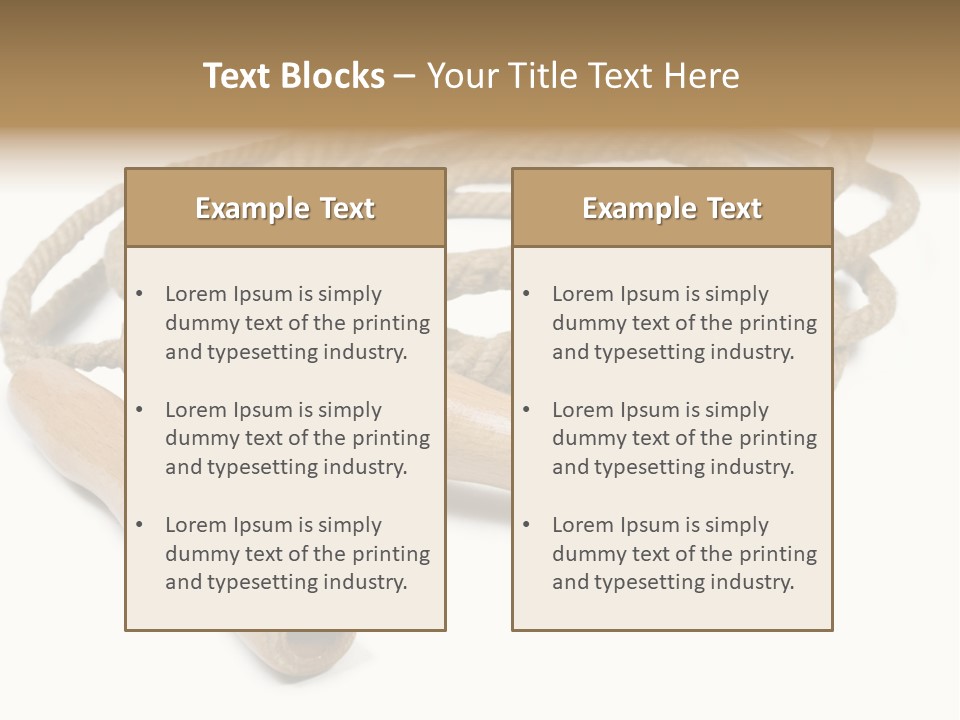Train Rope Jump PowerPoint Template