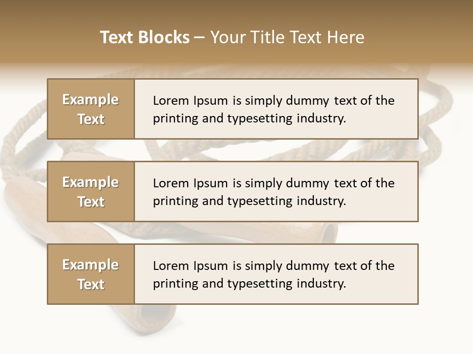 Train Rope Jump PowerPoint Template