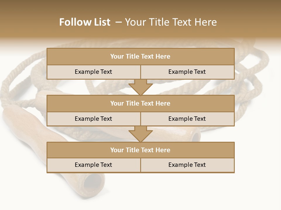 Train Rope Jump PowerPoint Template
