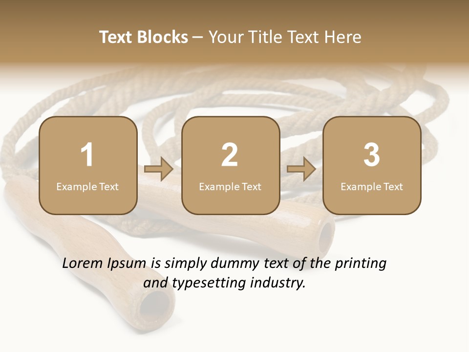 Train Rope Jump PowerPoint Template