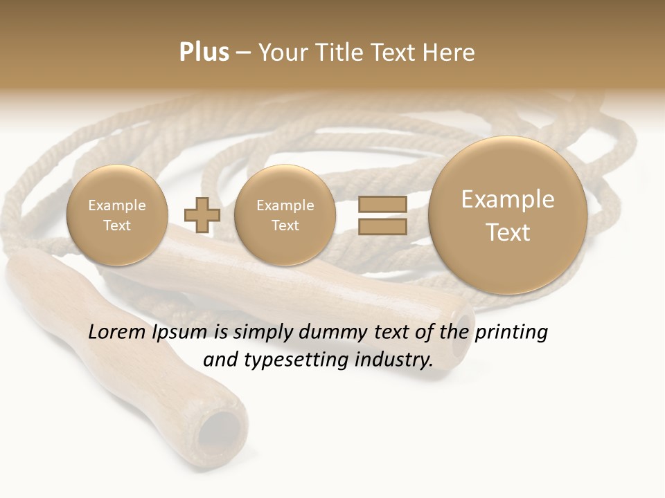 Train Rope Jump PowerPoint Template