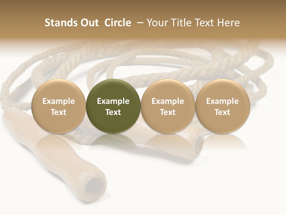 Train Rope Jump PowerPoint Template