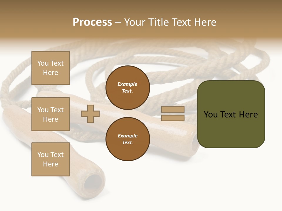 Train Rope Jump PowerPoint Template