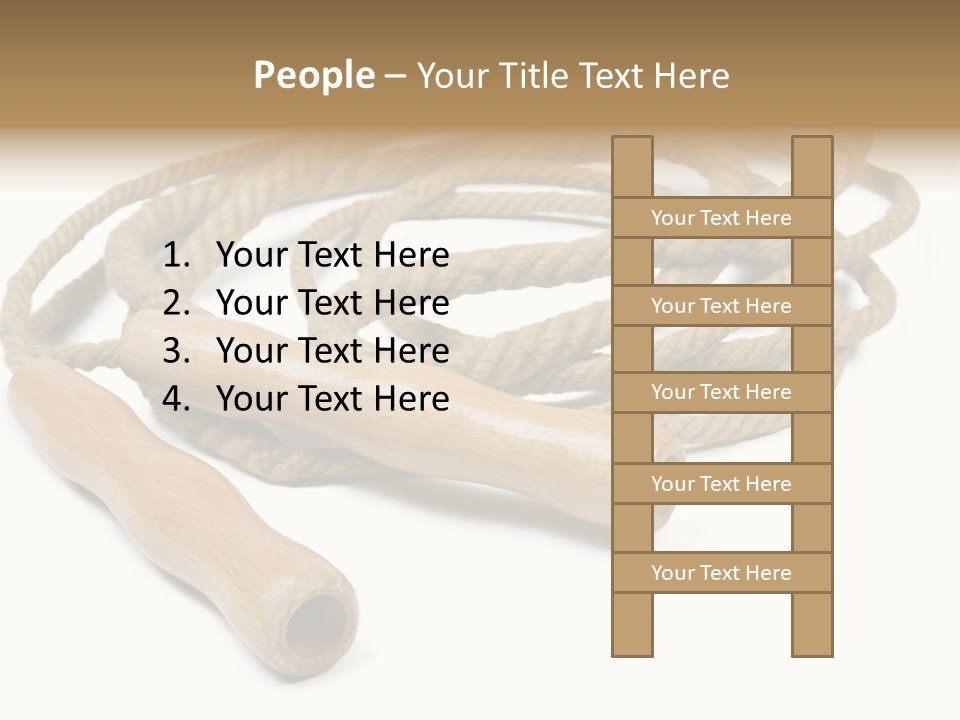 Train Rope Jump PowerPoint Template