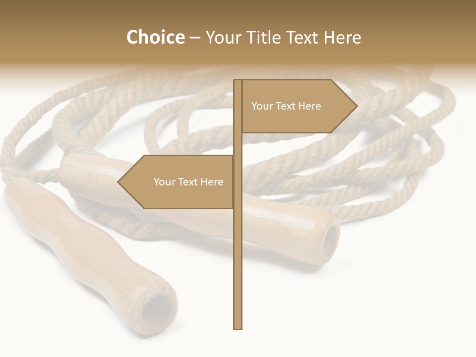 Train Rope Jump PowerPoint Template