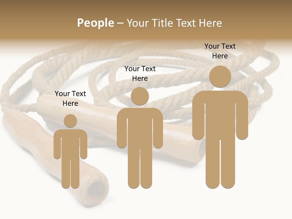 Train Rope Jump PowerPoint Template