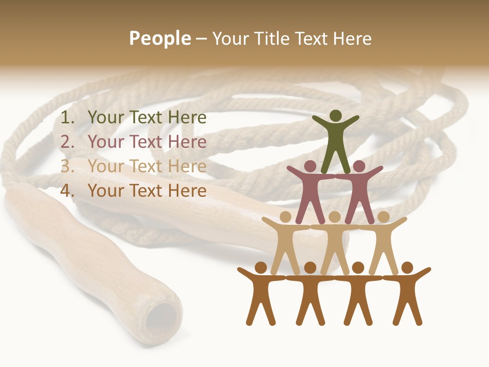 Train Rope Jump PowerPoint Template