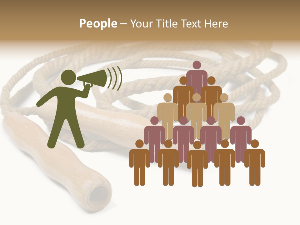 Train Rope Jump PowerPoint Template