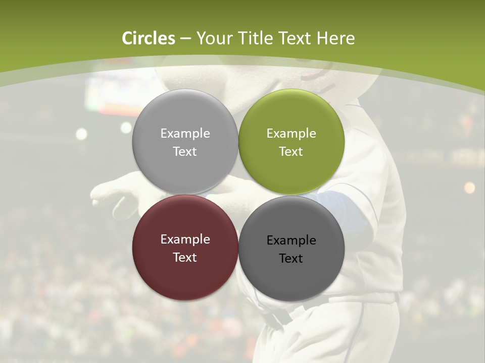 Baseball Perform Team PowerPoint Template