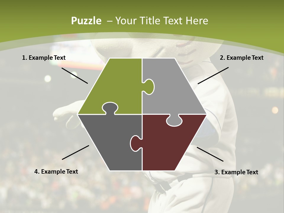 Baseball Perform Team PowerPoint Template