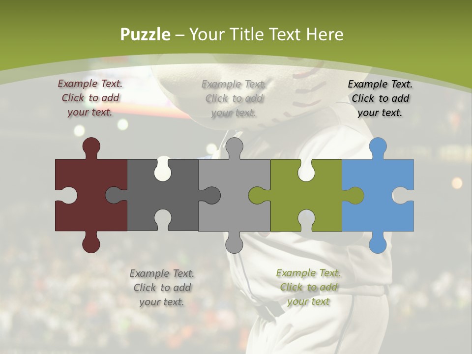 Baseball Perform Team PowerPoint Template