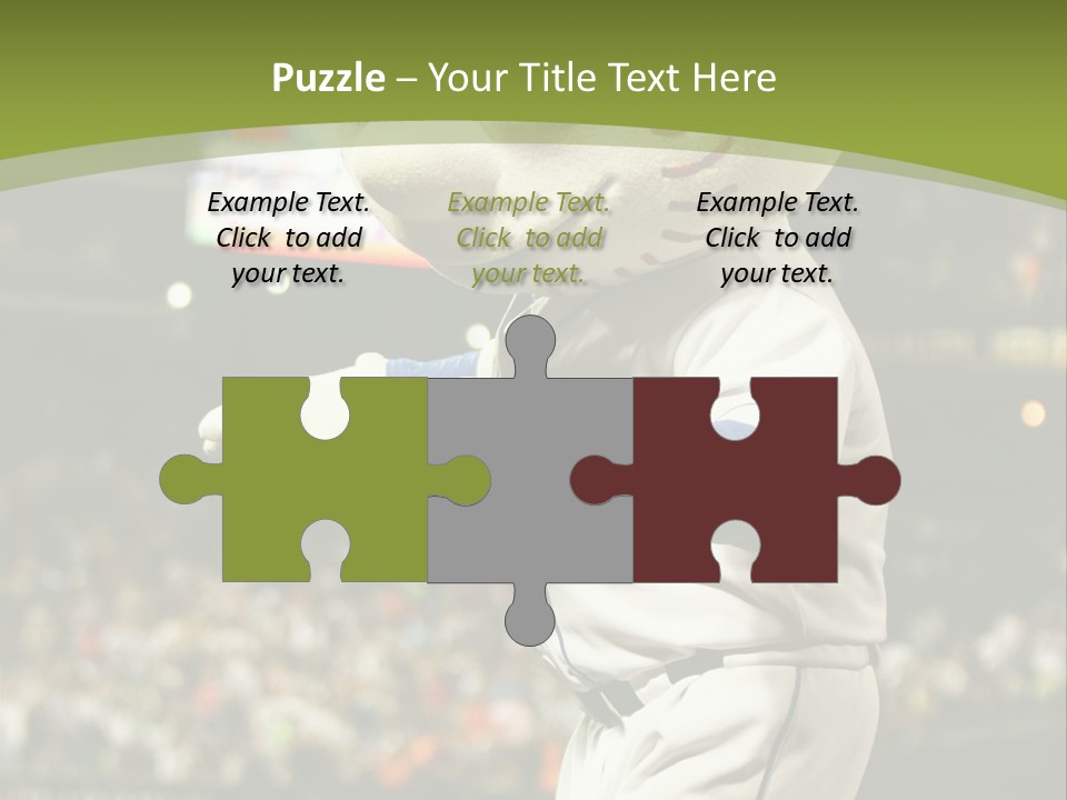 Baseball Perform Team PowerPoint Template