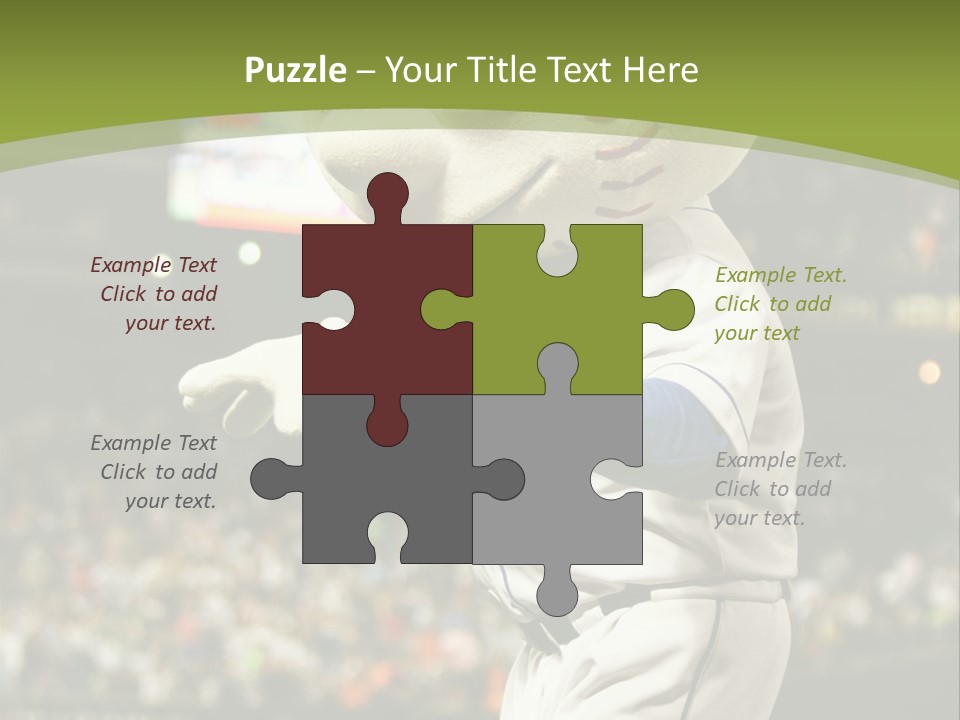 Baseball Perform Team PowerPoint Template