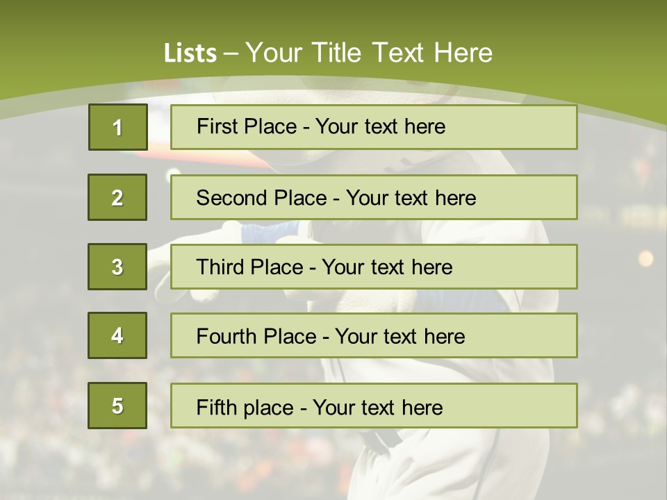 Baseball Perform Team PowerPoint Template