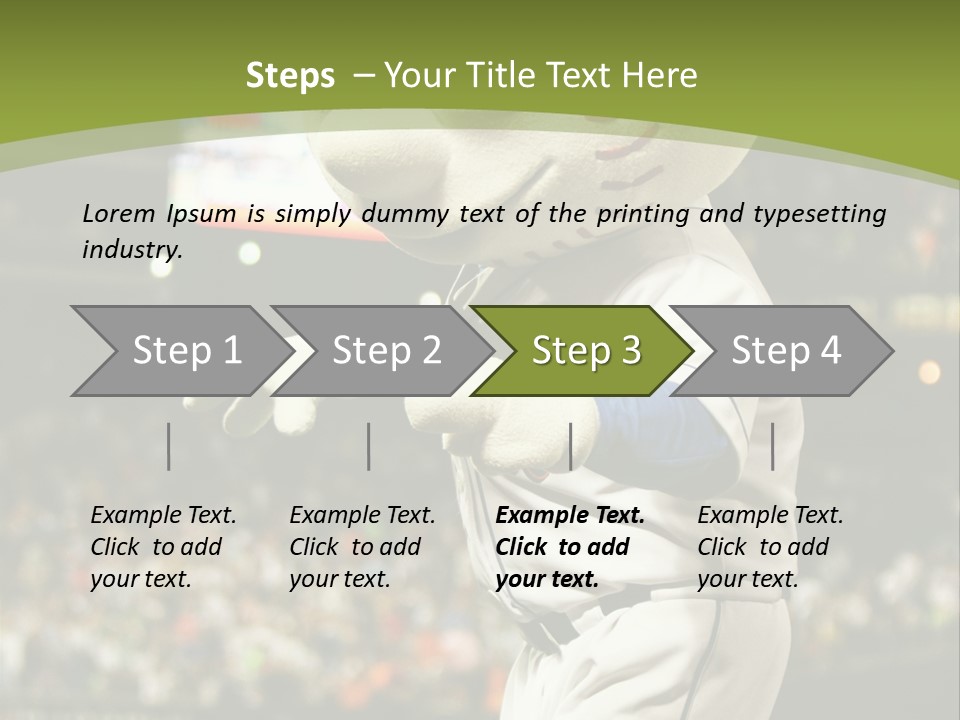 Baseball Perform Team PowerPoint Template