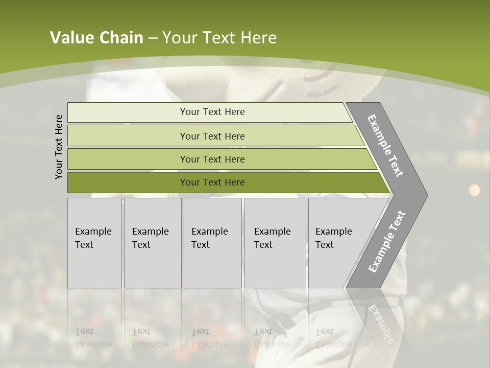 Baseball Perform Team PowerPoint Template
