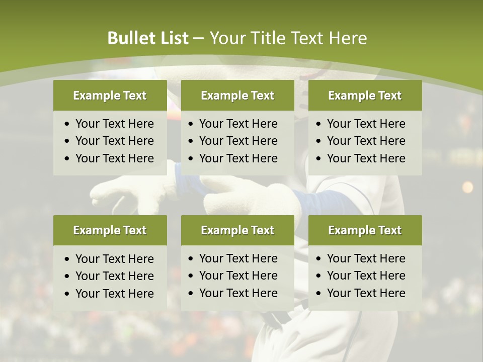 Baseball Perform Team PowerPoint Template