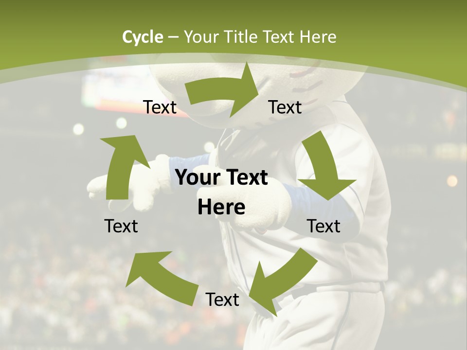 Baseball Perform Team PowerPoint Template