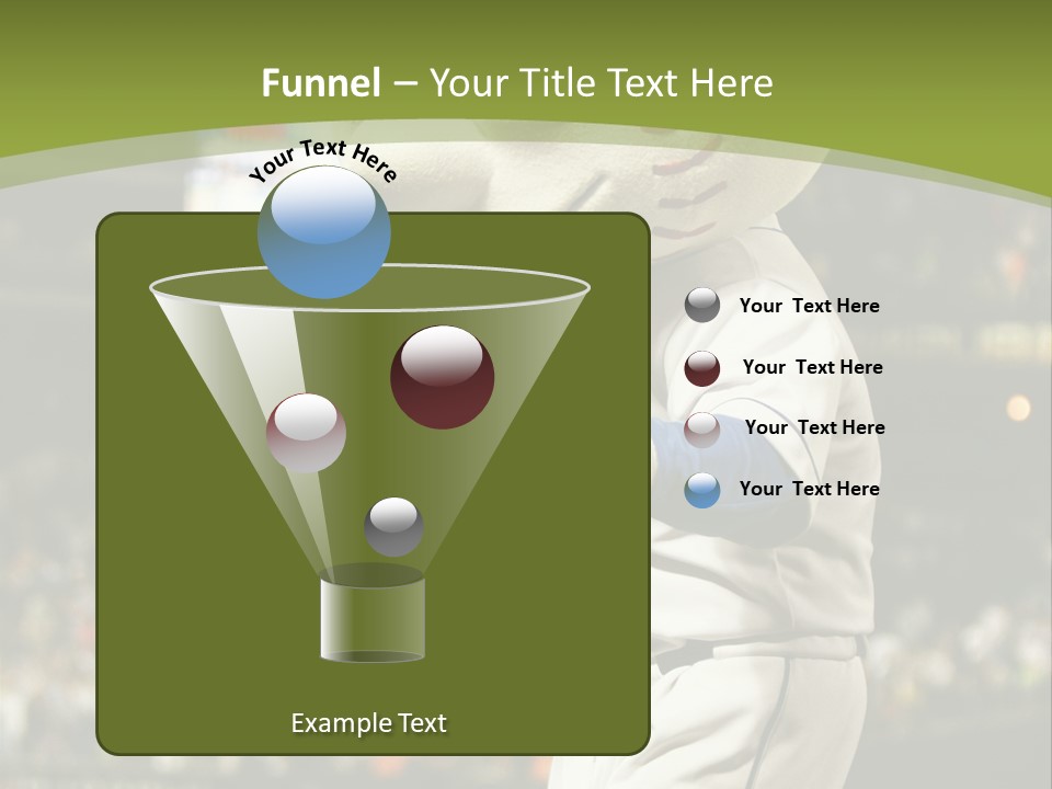 Baseball Perform Team PowerPoint Template