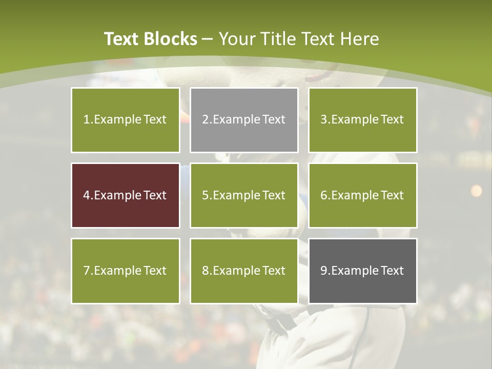 Baseball Perform Team PowerPoint Template